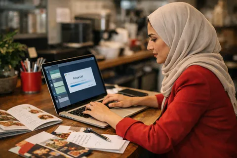 Business documents and web pages feeding the assistant's knowledge